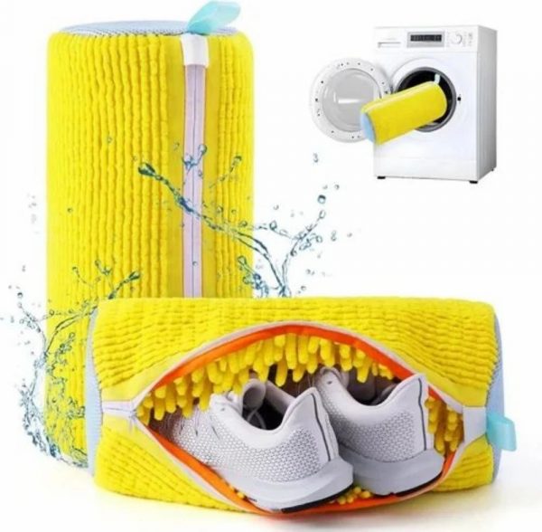 Shoe washing machine bag